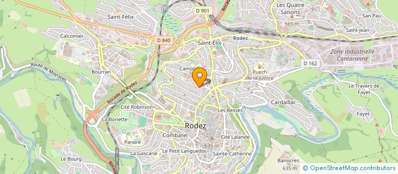 localisation de l'entreprise 512 772 989  à AURILLAC
