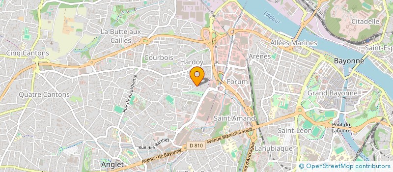 localisation de l'entreprise 512 799 313   ANGLET