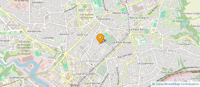 localisation de l'entreprise 512 805 680   GUIPAVAS