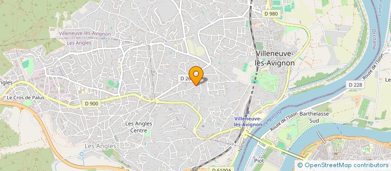 localisation de l'entreprise 512  VILLENEUVE-LES-AVIGNON