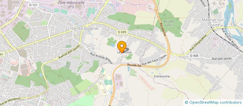 localisation de l'entreprise 512 833 625   SOYAUX