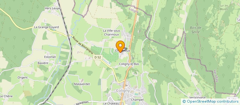 localisation de l'entreprise 512 837 451 à CHALAMONT