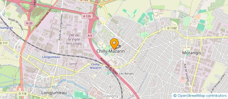 localisation de l'entreprise 512 852 005   CHILLY-MAZARIN