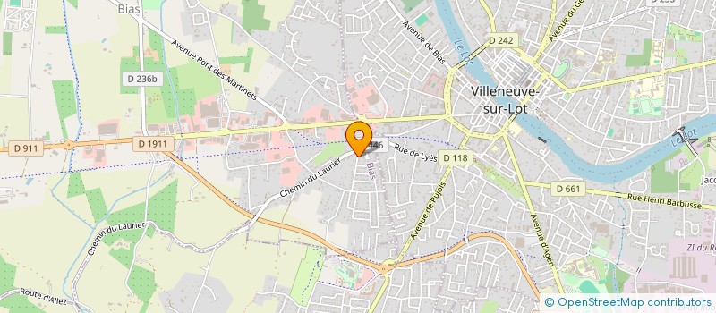 localisation de l'entreprise 512 863 440   AGEN