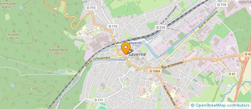 localisation de l'entreprise 512 867 342   SAVERNE