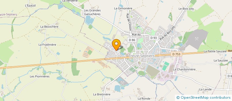 localisation de l'entreprise 512 872 698   TREIZE-SEPTIERS