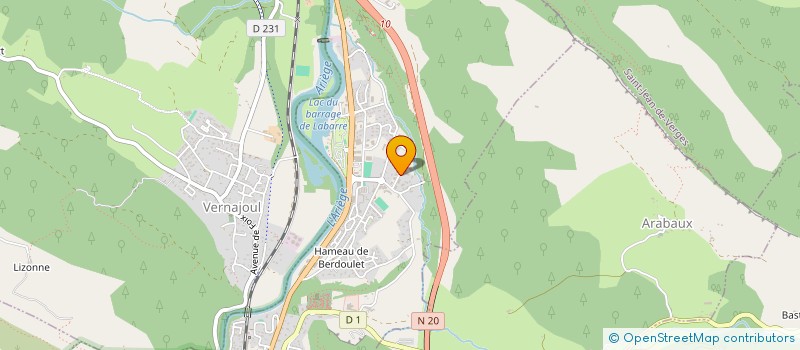 localisation de l'entreprise 512 938 697 à FOIX