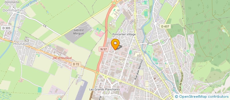 localisation de l'entreprise 512 968 660   PONTARLIER