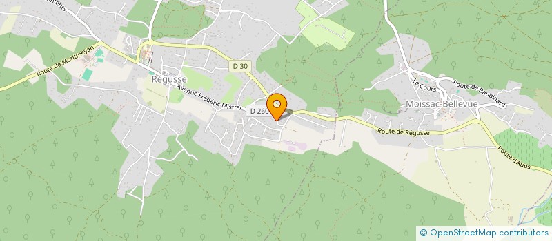 localisation de l'entreprise 512 992 892 à REGUSSE