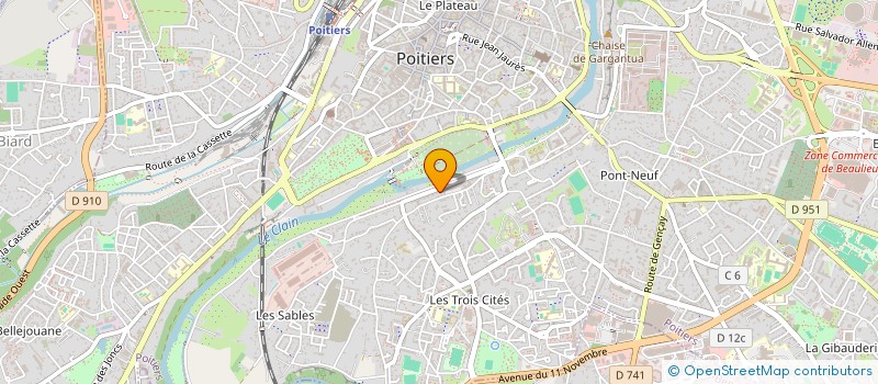 localisation de l'entreprise 513 060 616   POITIERS