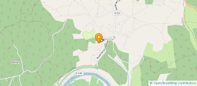 localisation de l'entreprise 513 102 970   CRAYSSAC