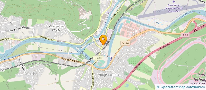 localisation de l'entreprise 513 121 756 à VOUJEAUCOURT