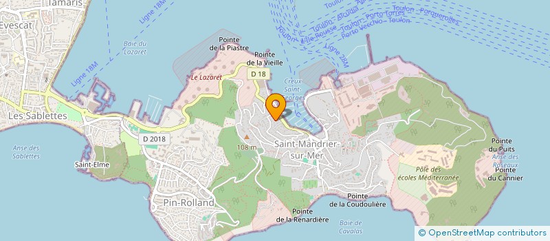 localisation de l'entreprise 513 124 743   SAINT-MANDRIER-SUR-MER