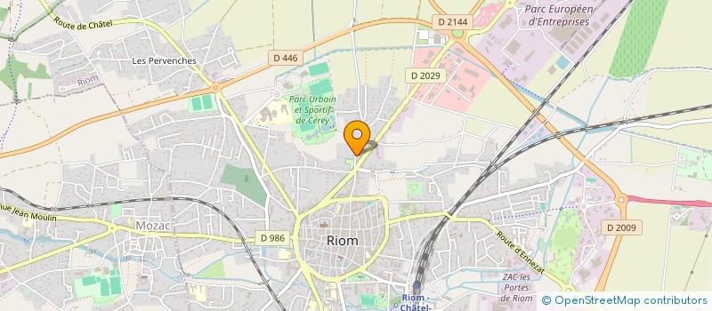 localisation de l'entreprise 513 202 093   RIOM