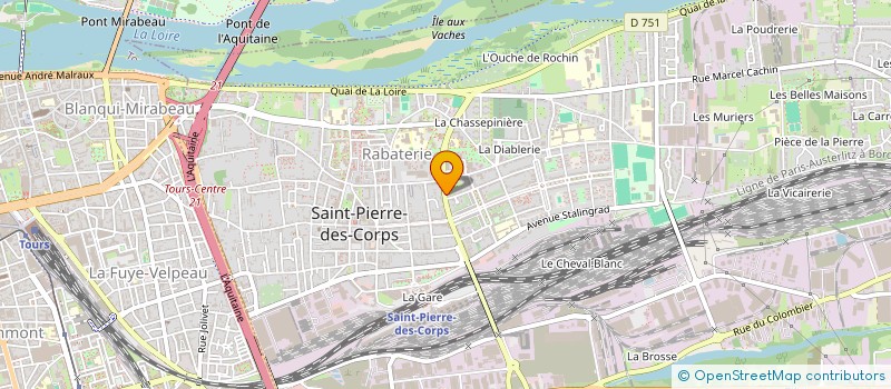 localisation de l'entreprise 513 203 539   SAINT-PIERRE-DES-CORPS