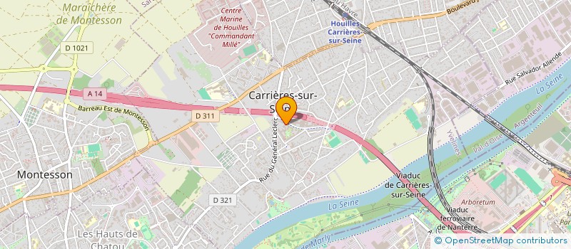 localisation de l'entreprise 513 232 280  à CARRIERES-SUR-SEINE