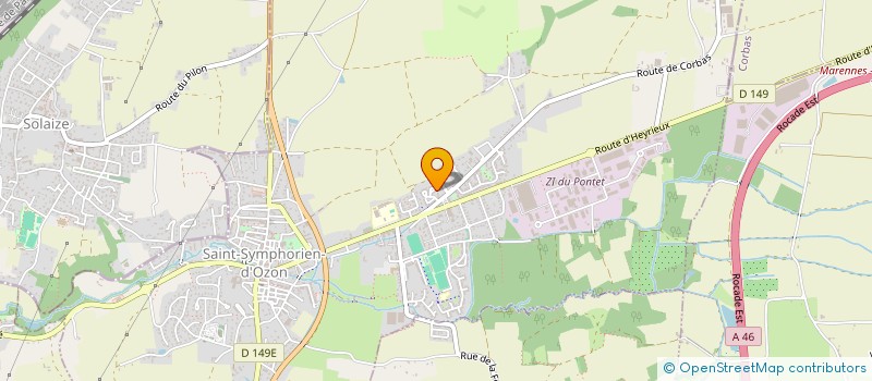 localisation de l'entreprise 513 232 298   SAINT-SYMPHORIEN-D'OZON