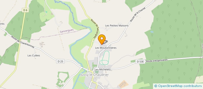 localisation de l'entreprise 513 264 986   JUSSY-LE-CHAUDRIER