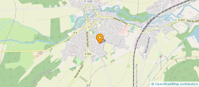 localisation de l'entreprise 513 267 633 à DIJON