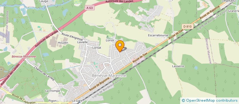 localisation de l'entreprise 513 268 144   BENESSE-MAREMNE