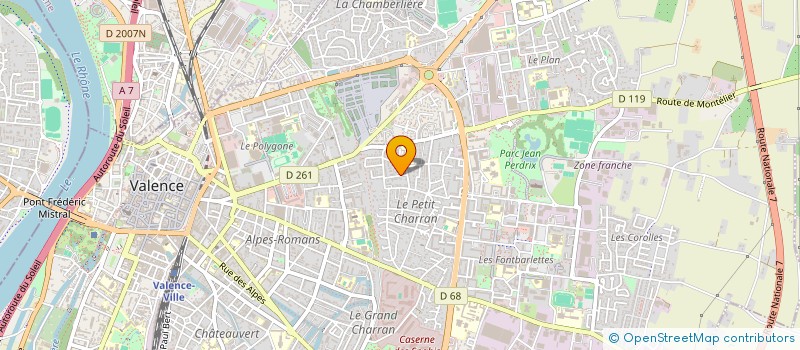 localisation de l'entreprise 513 400 770 à VALENCE