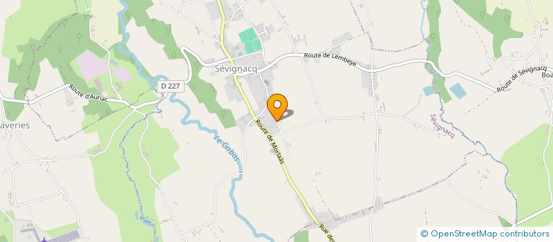 localisation de l'entreprise 513 416 818   SEVIGNACQ