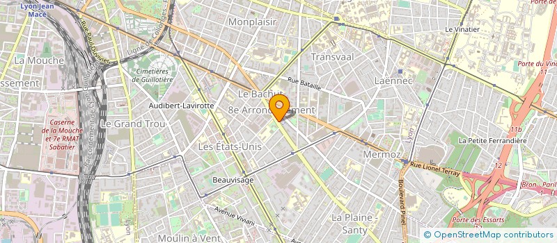 localisation de l'entreprise 513 452 607   LYON