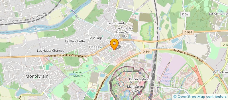 localisation de l'entreprise 513 493 551   BUSSY-SAINT-GEORGES