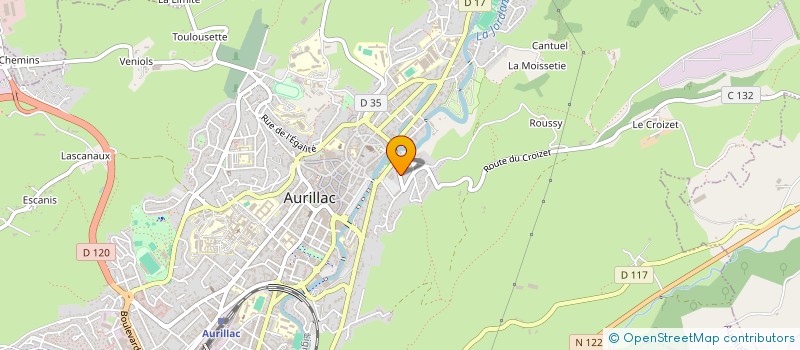 localisation de l'entreprise 513 497 685  à AURILLAC