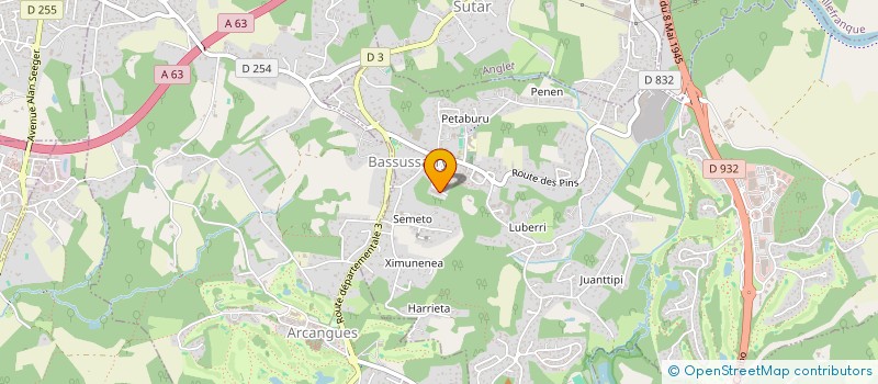 localisation de l'entreprise 513 518 969   BASSUSSARRY