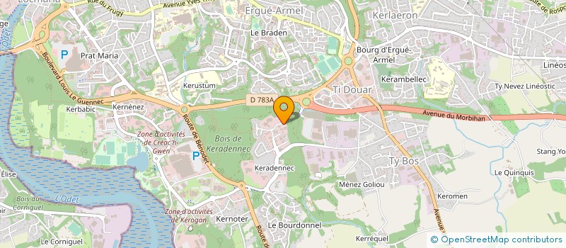 localisation de l'entreprise 513 536 318  à VANNES