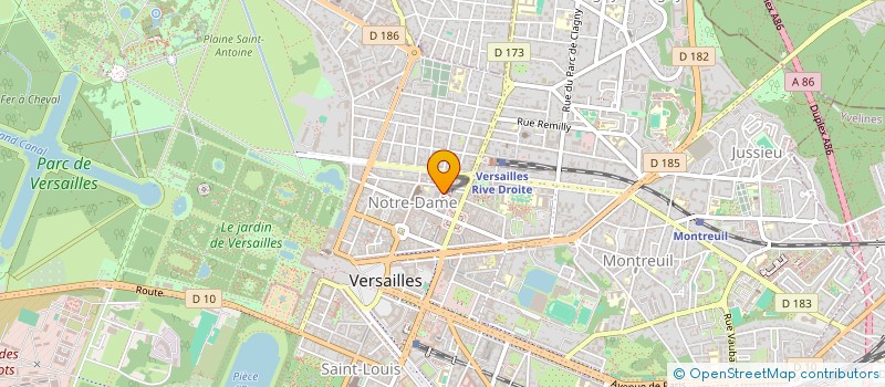 localisation de l'entreprise 513 555 144   VERSAILLES