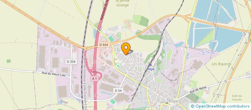 localisation de l'entreprise 513 563 320   ROYE