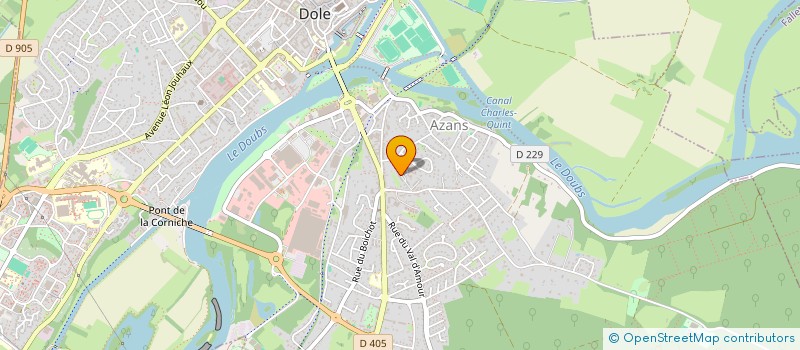 localisation de l'entreprise 513 633 149  à DOLE