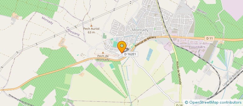localisation de l'entreprise 513 674 432 à PEZENAS
