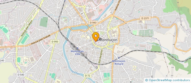 localisation de l'entreprise 513 684 944 à MONTLUCON