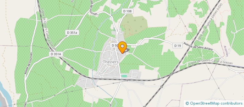 localisation de l'entreprise 513 728 634   THEZIERS