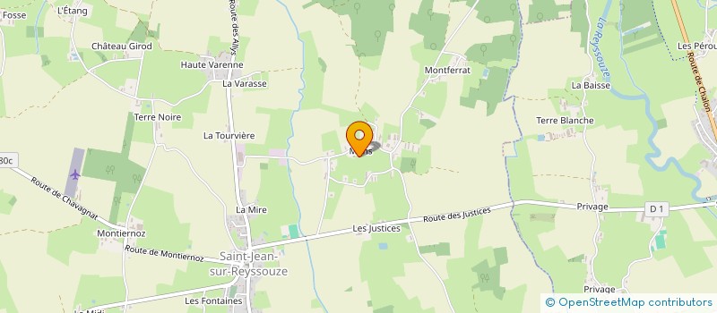 localisation de l'entreprise 513 741 066   MONTREVEL-EN-BRESSE