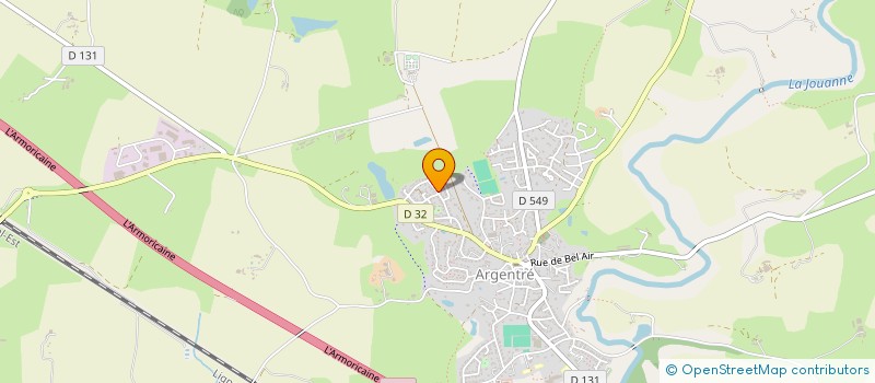 localisation de l'entreprise 513 745 208   ARGENTRE