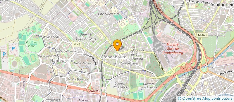 localisation de l'entreprise 513 749 366 à STRASBOURG