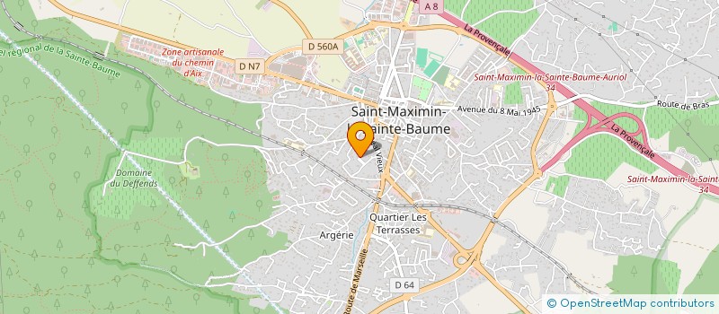 localisation de l'entreprise 513 757 971  à SAINT-MAXIMIN-LA-SAINTE-BAUME