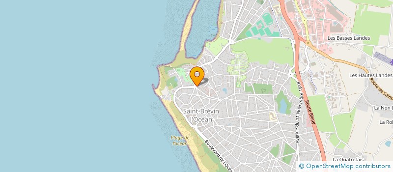 localisation de l'entreprise 513 758 136  à SAINT-BREVIN-LES-PINS