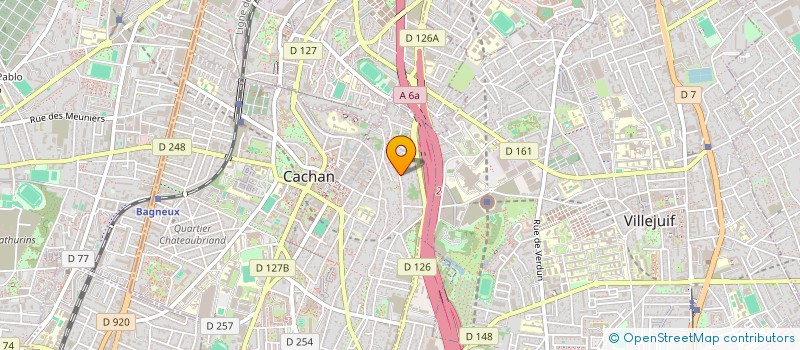 localisation de l'entreprise 513 761 734   CACHAN