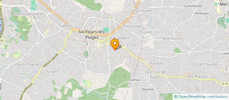 localisation de l'entreprise 513 768 796   SIX-FOURS-LES-PLAGES