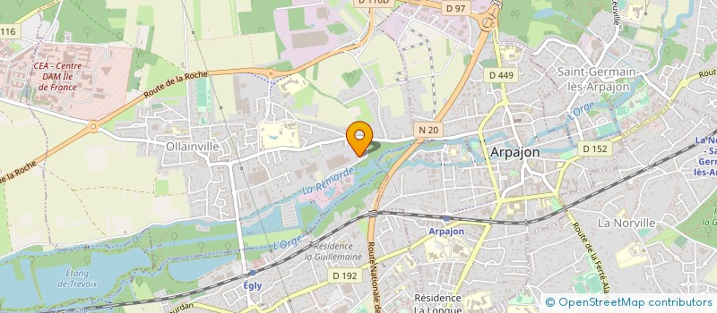 localisation de l'entreprise 513 796 557 à OLLAINVILLE