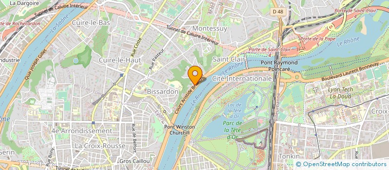 localisation de l'entreprise 513 796 623   LYON