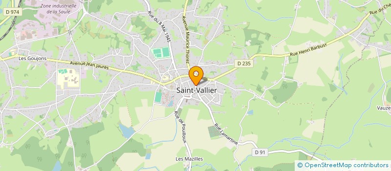 localisation de l'entreprise 513 829 663 à SAINT-VALLIER