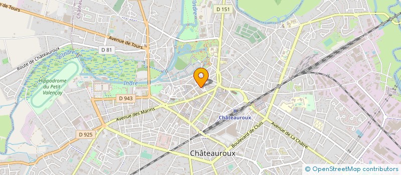 localisation de l'entreprise 513 850 305 à CHATEAUROUX