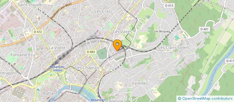 localisation de l'entreprise 513 854 224   BESANCON