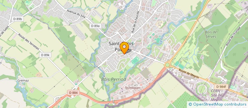 localisation de l'entreprise 513 870 600   ORNEX